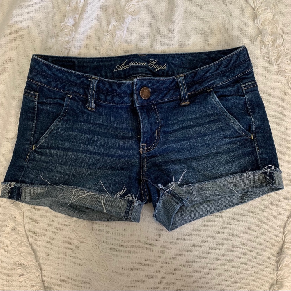 American Eagle Midi Denim Shorts - Size 4